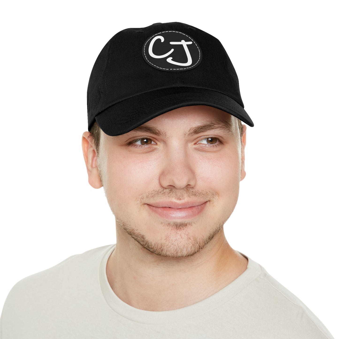 CJ - Hat with Round Leather Patch