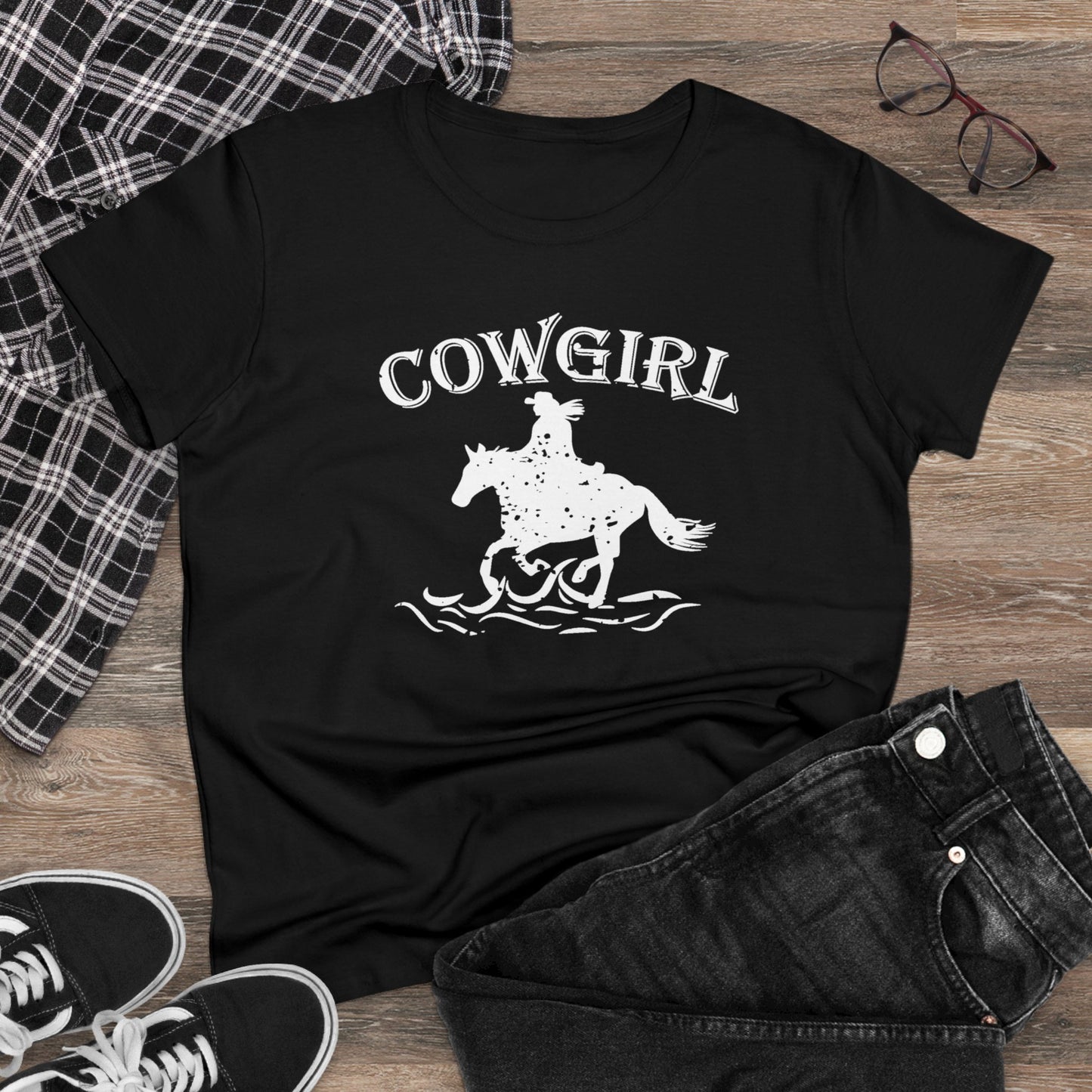 Cowgirl - Women's Midweight Cotton Tee