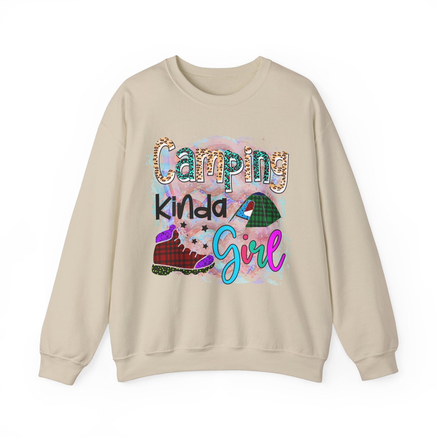 Camping Kinda Girl 2 - Heavy Blend™ Crewneck Sweatshirt