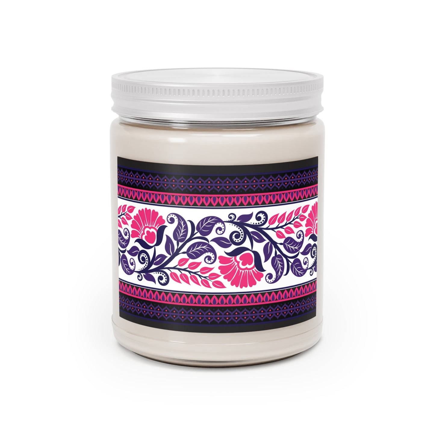 Floral Pattern - Scented Candles, 9oz