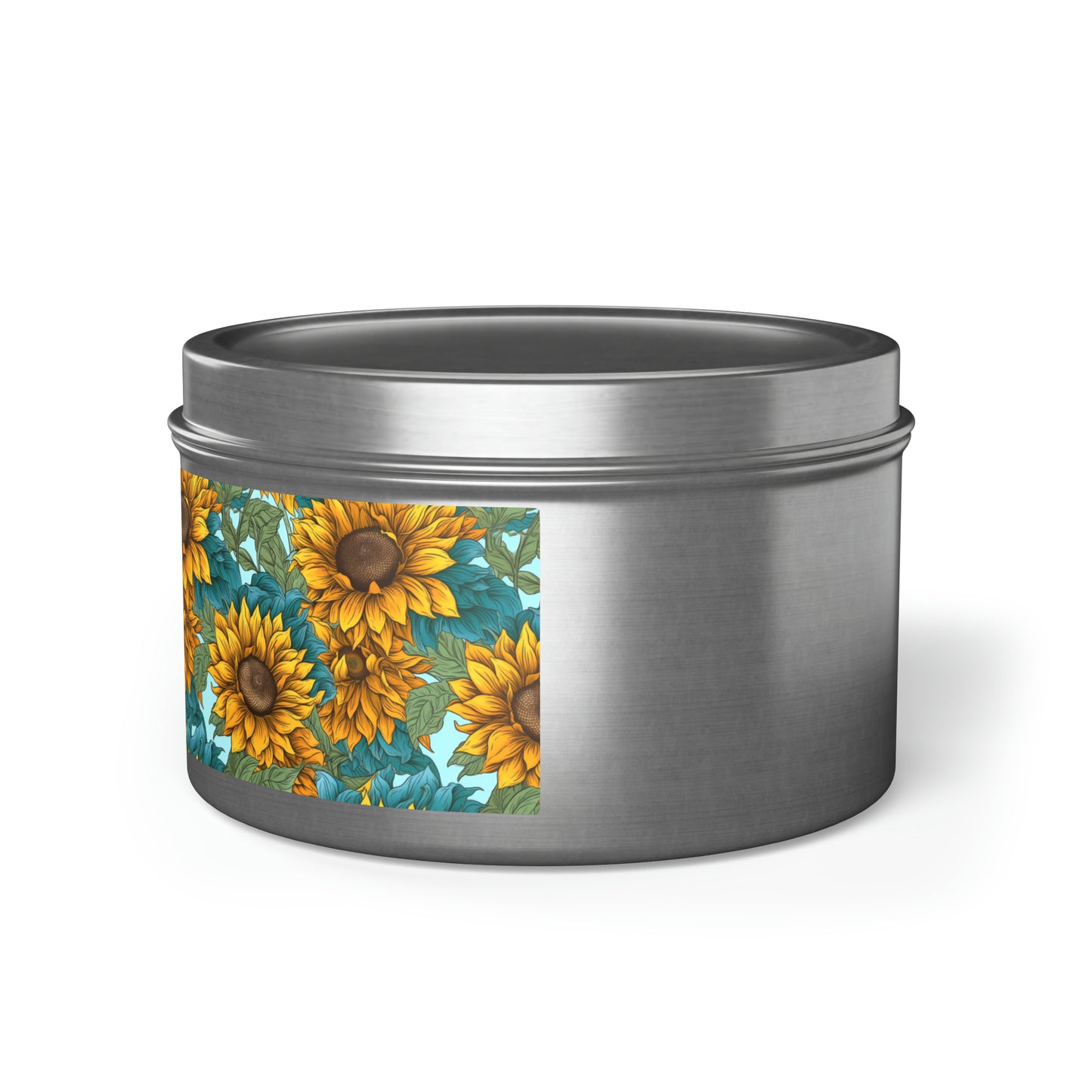 Sunflowers - Scented Tin Candles