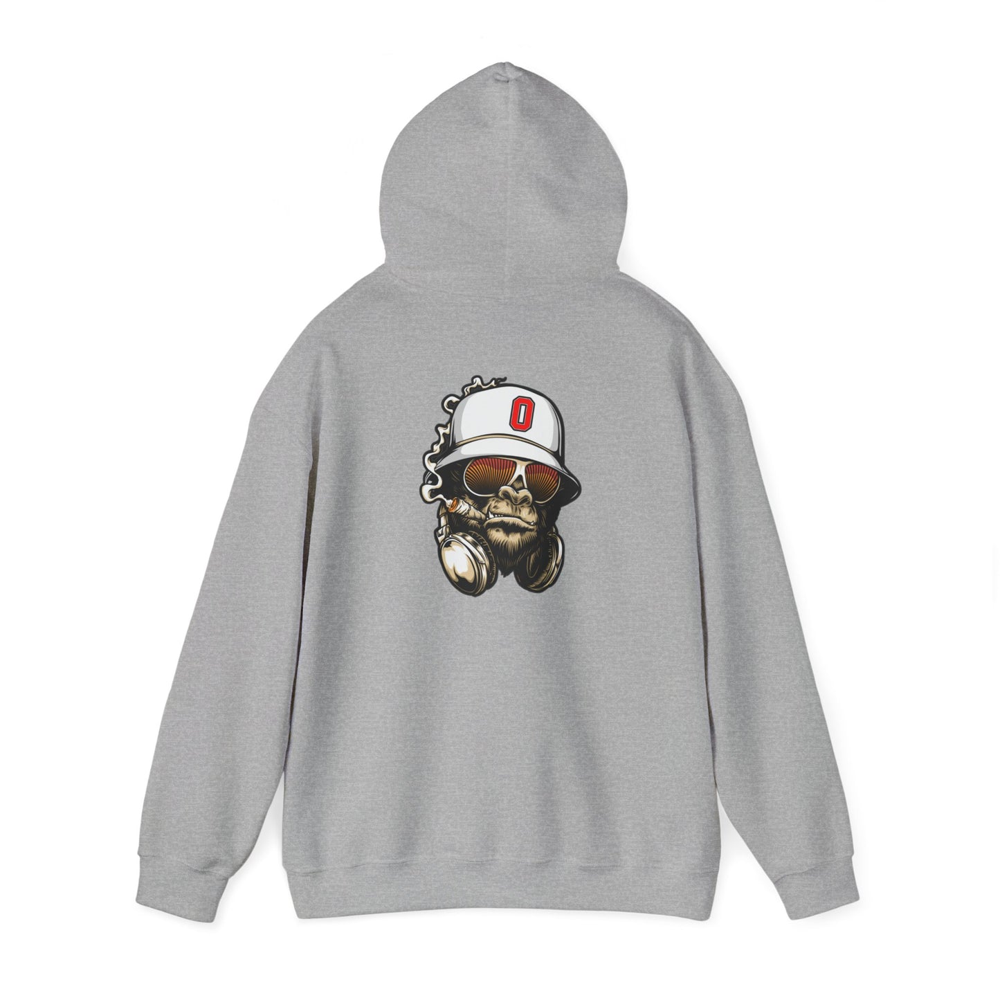 Gorilla Smoking (O) - Heavy Blend™ Hooded Sweatshirt