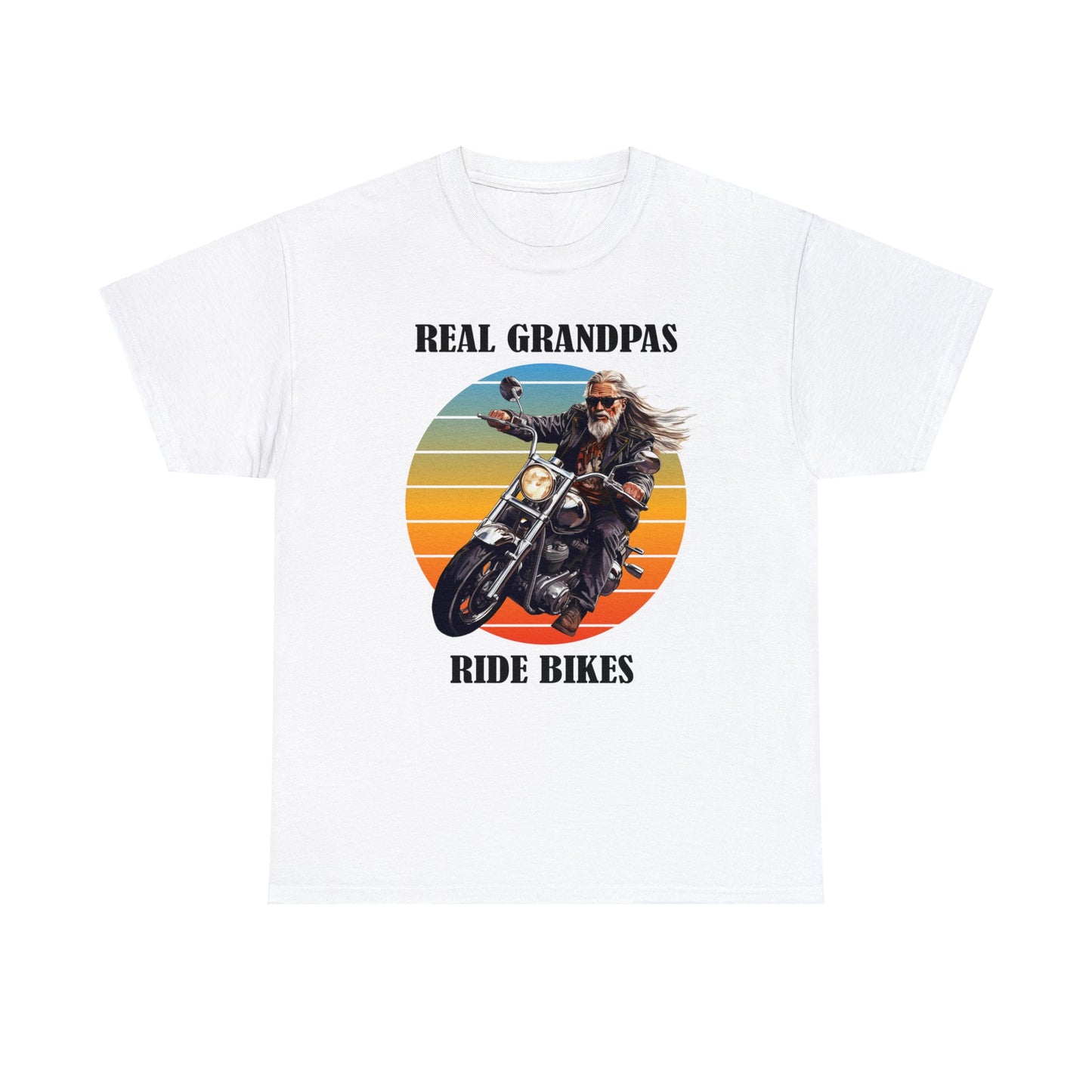 Grandpa Biker - Heavy Cotton Tee