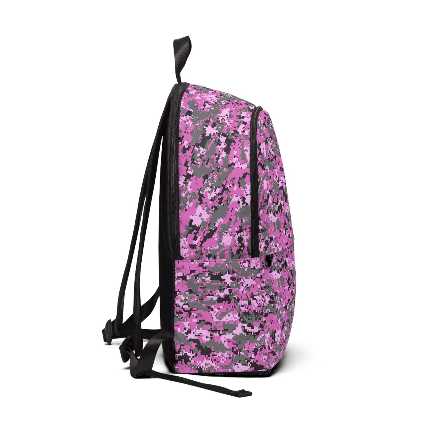 Pink and Gray Camo - Fabric Backpack