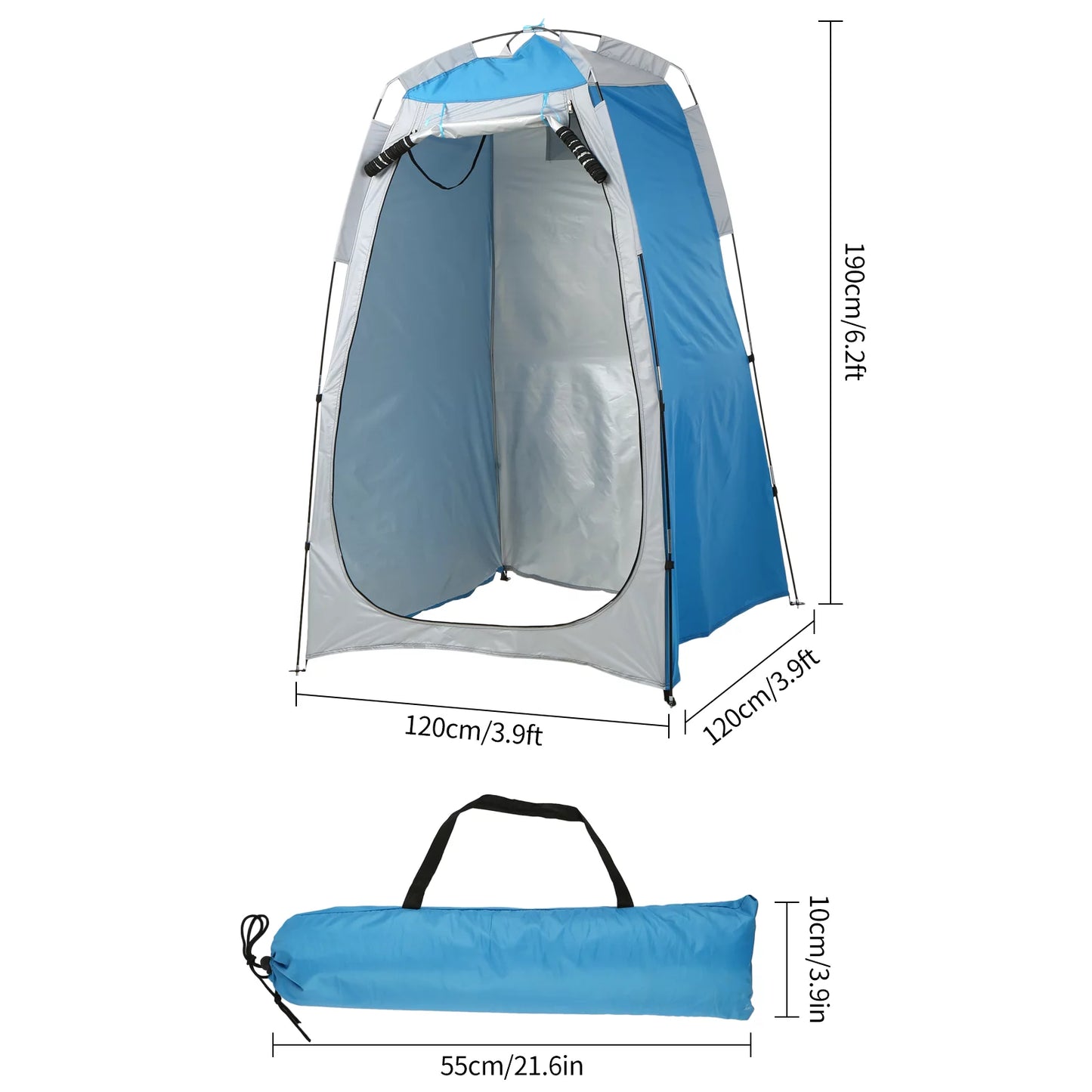 1-Person Camping Shower Tent