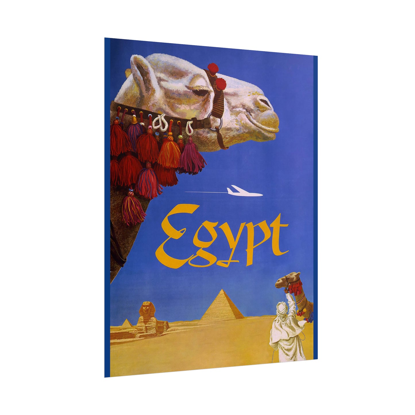 Vintage Travel Poster - Egypt - Rolled Poster