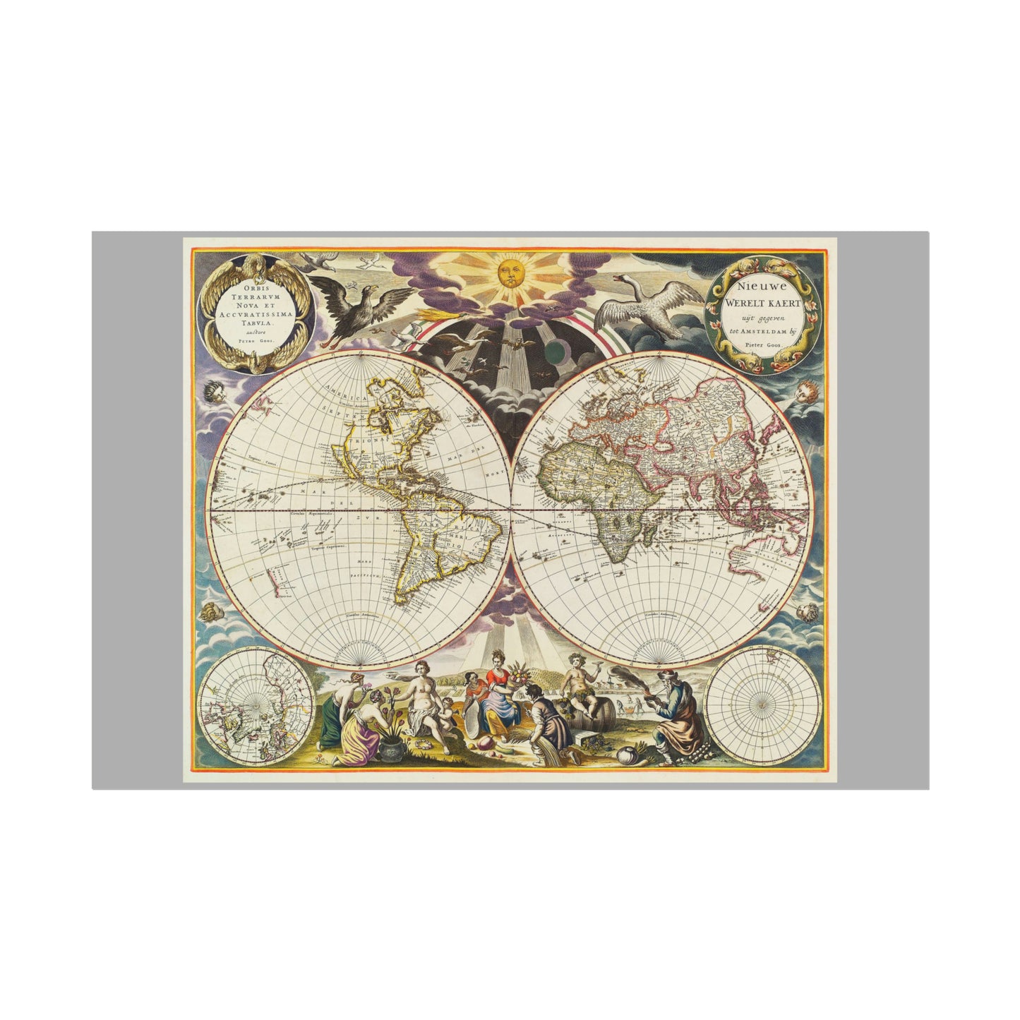 Vintage World Map 2 - Rolled Posters