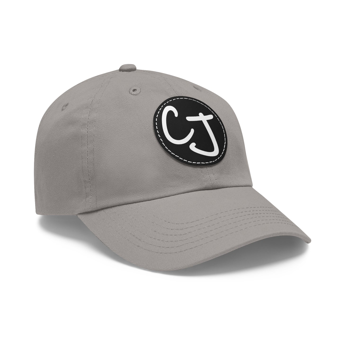 CJ - Hat with Round Leather Patch