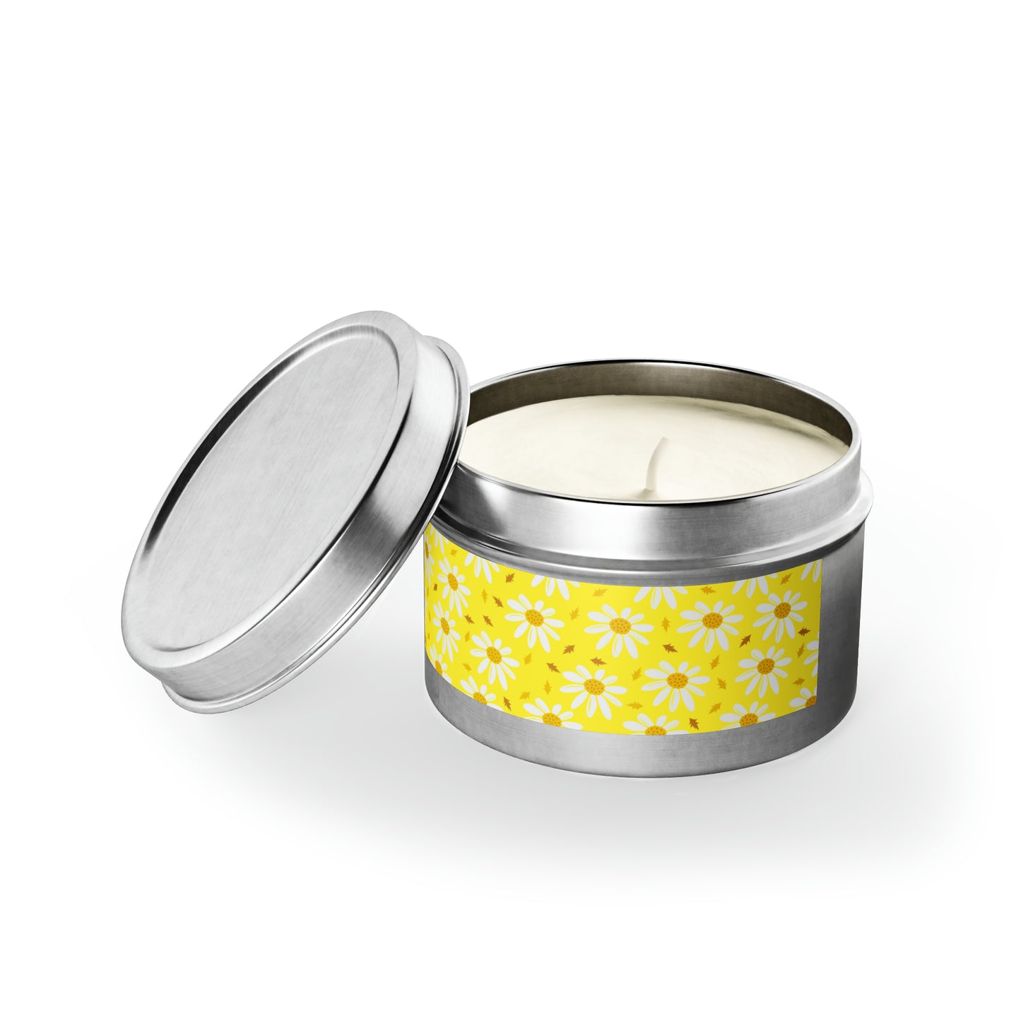 Daisies Yellow - Scented Tin Candles