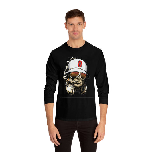 Gorilla Smoking (O) - Classic Long Sleeve T-Shirt