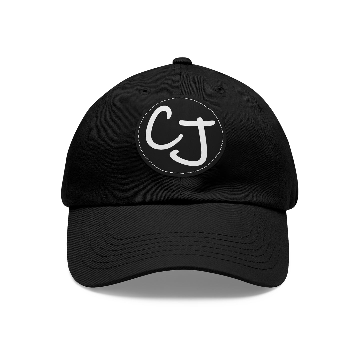 CJ - Hat with Round Leather Patch