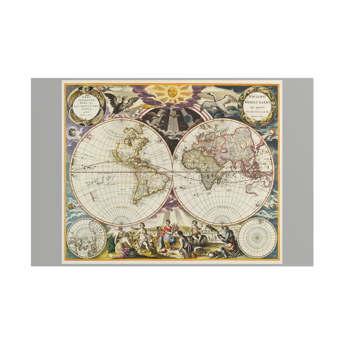 Vintage World Map 2 - Rolled Posters