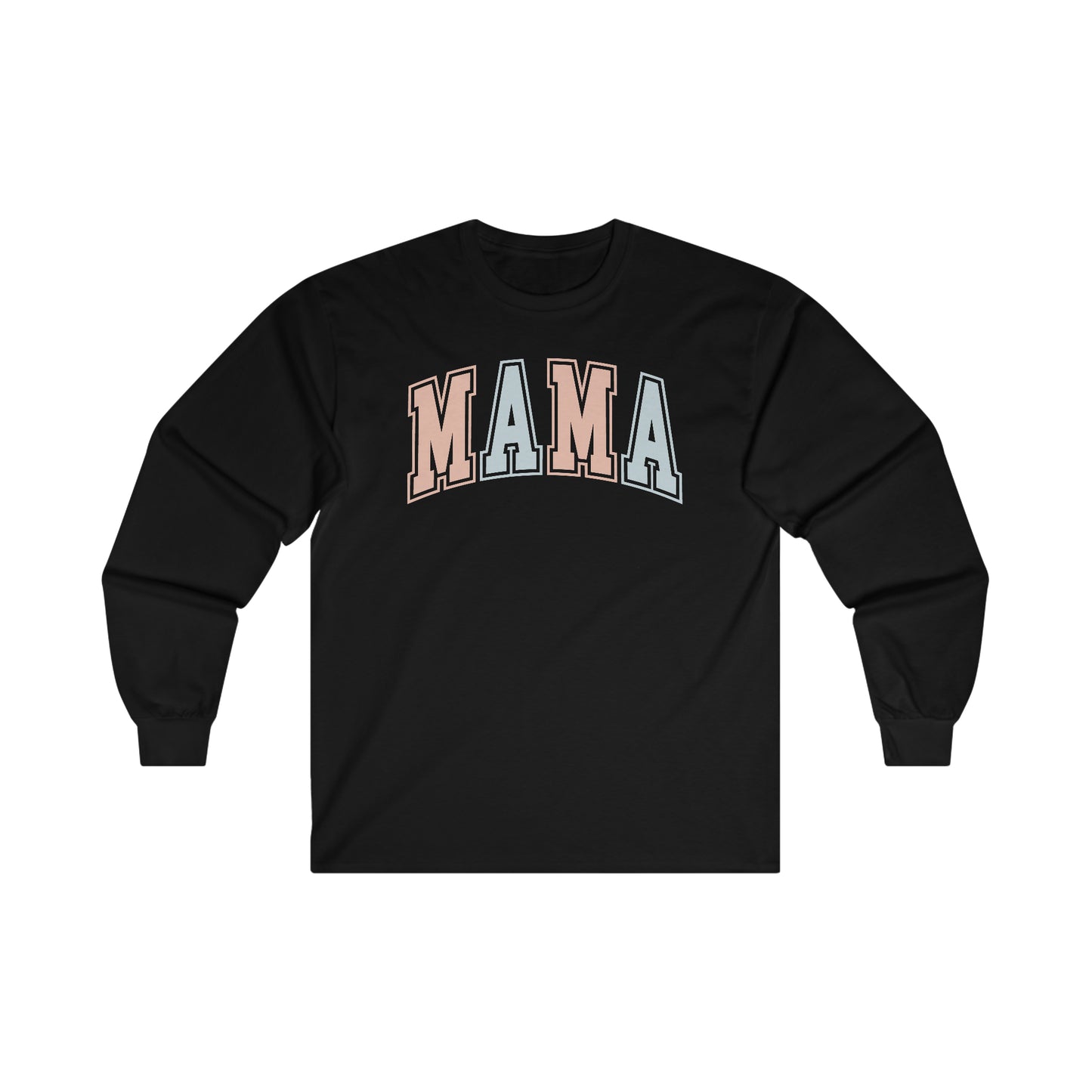 Mama 2-tone - Ultra Cotton Long Sleeve Tee