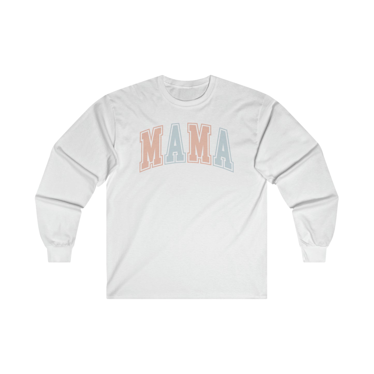 Mama 2-tone - Ultra Cotton Long Sleeve Tee