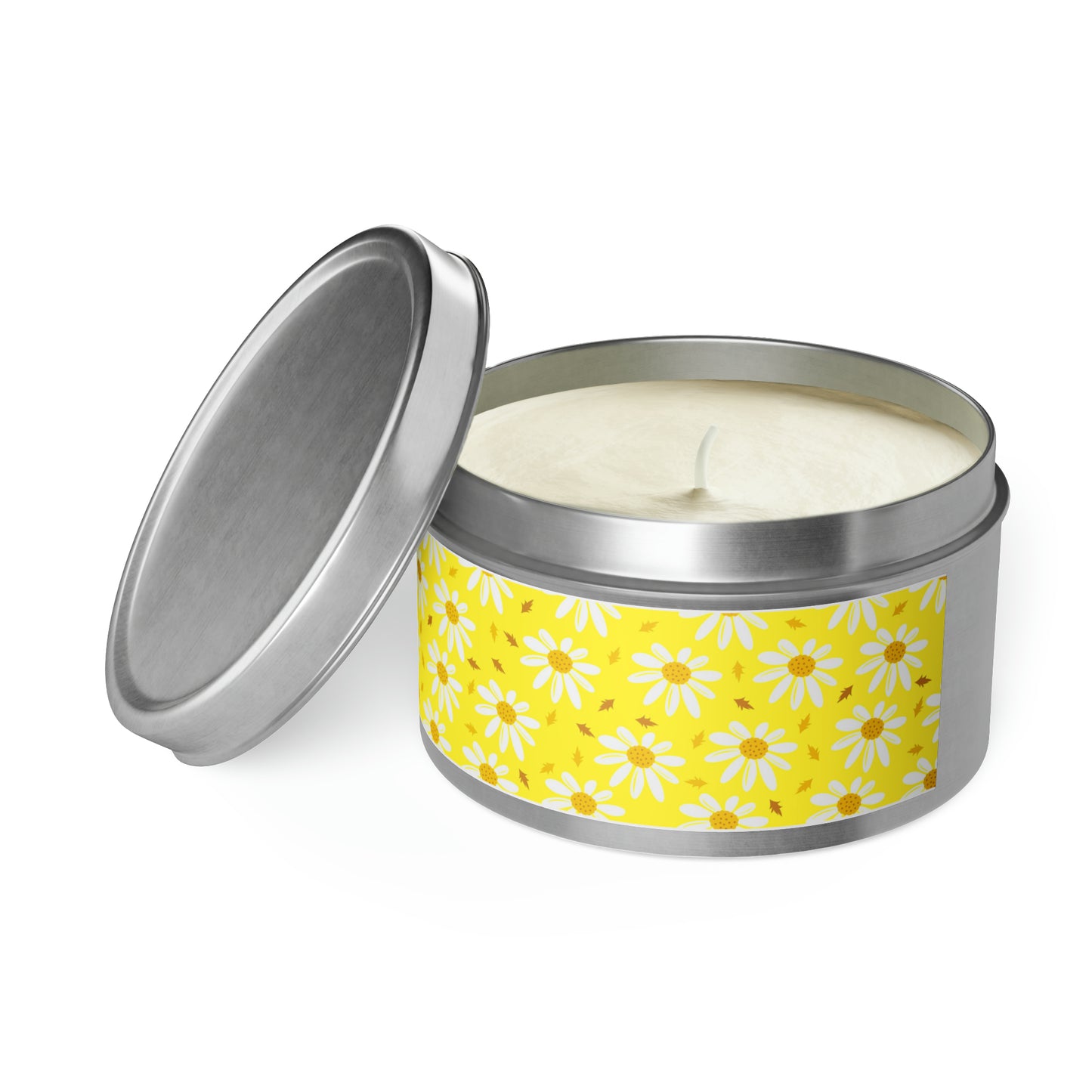 Daisies Yellow - Scented Tin Candles