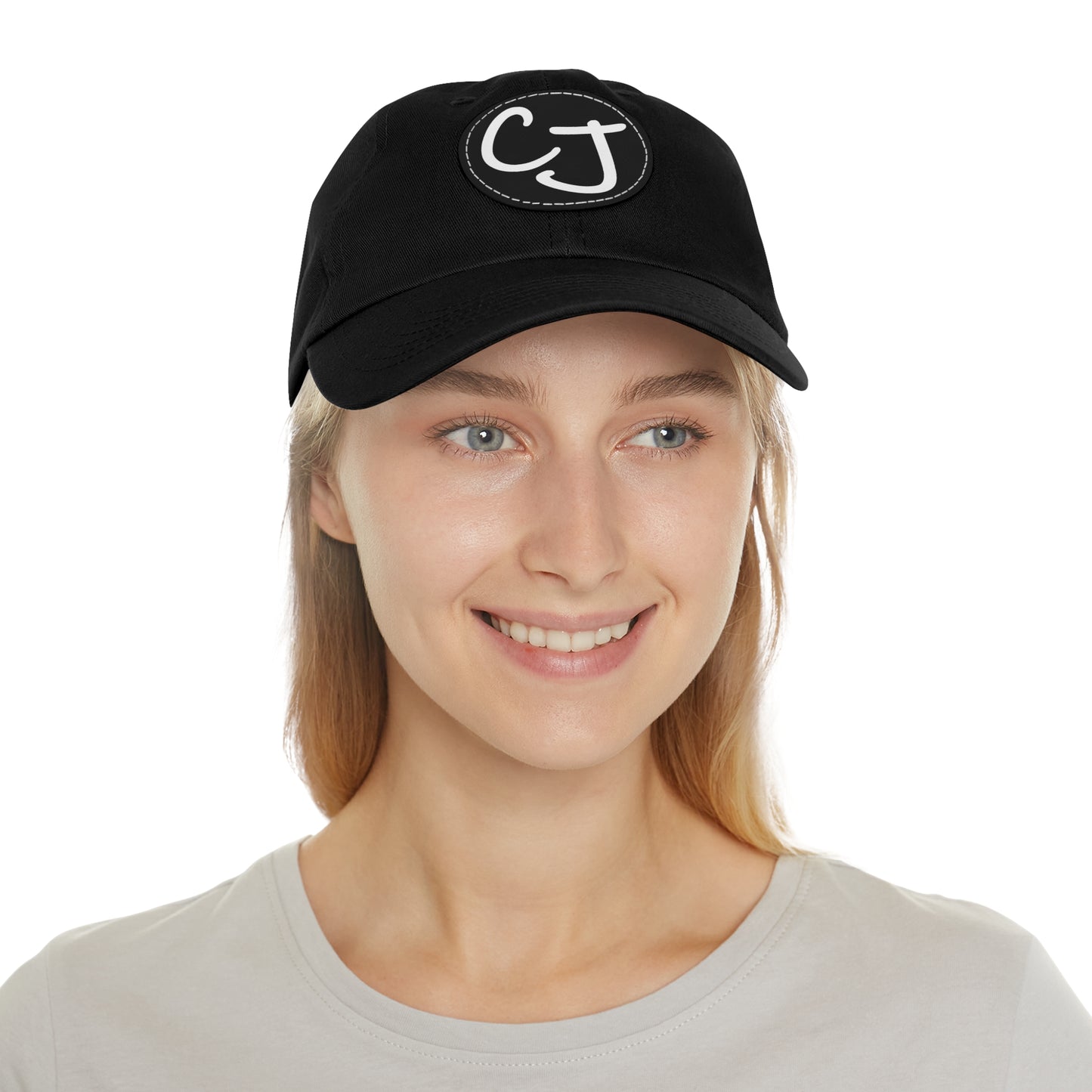 CJ - Hat with Round Leather Patch