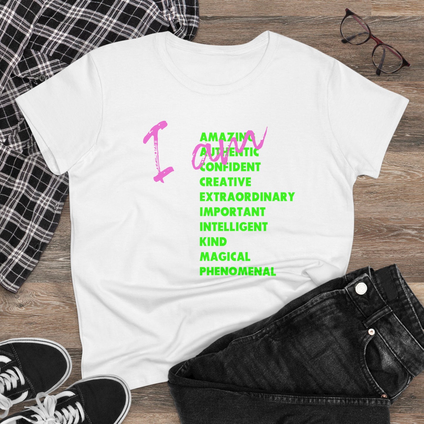 I am - Women's Midweight Cotton Tee