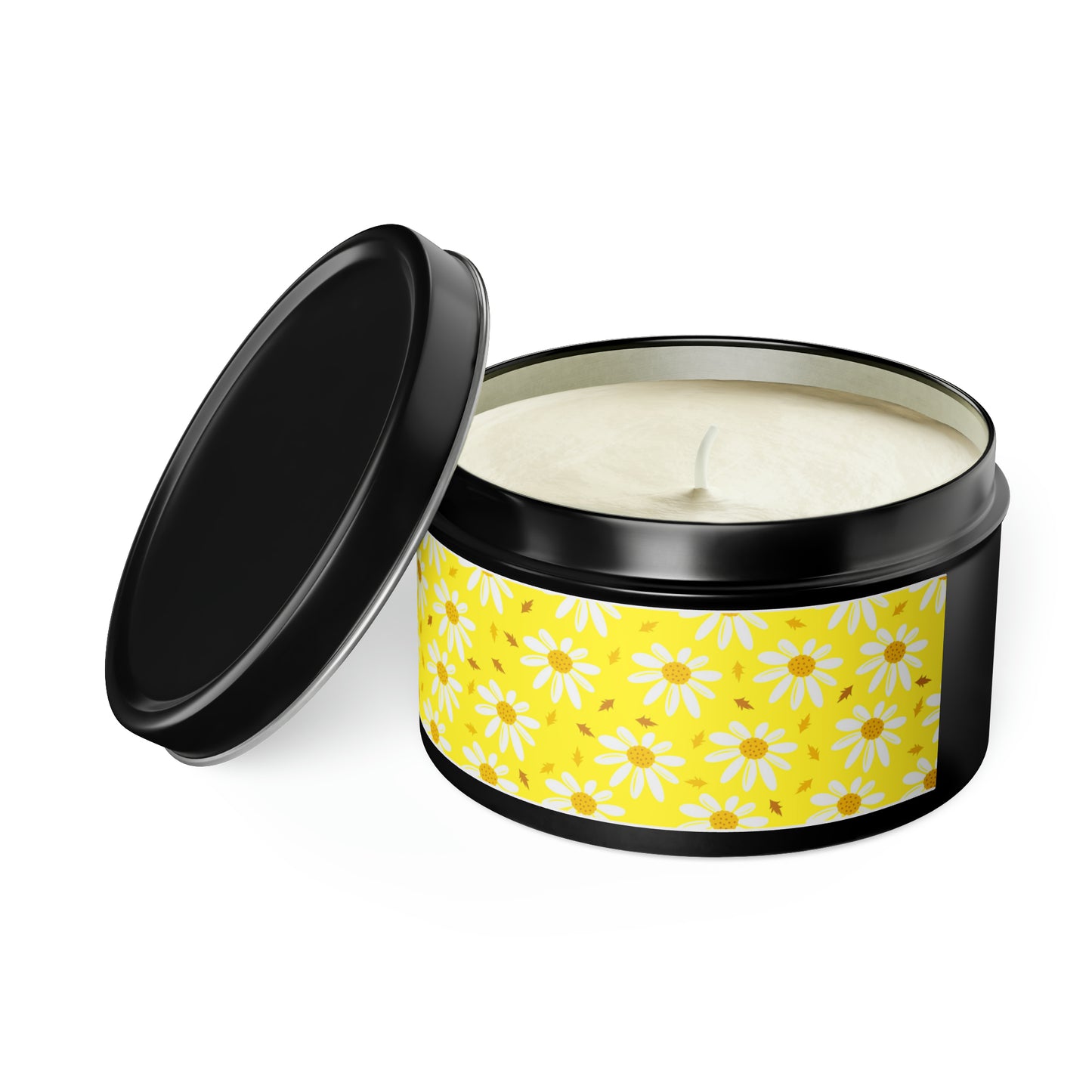 Daisies Yellow - Scented Tin Candles