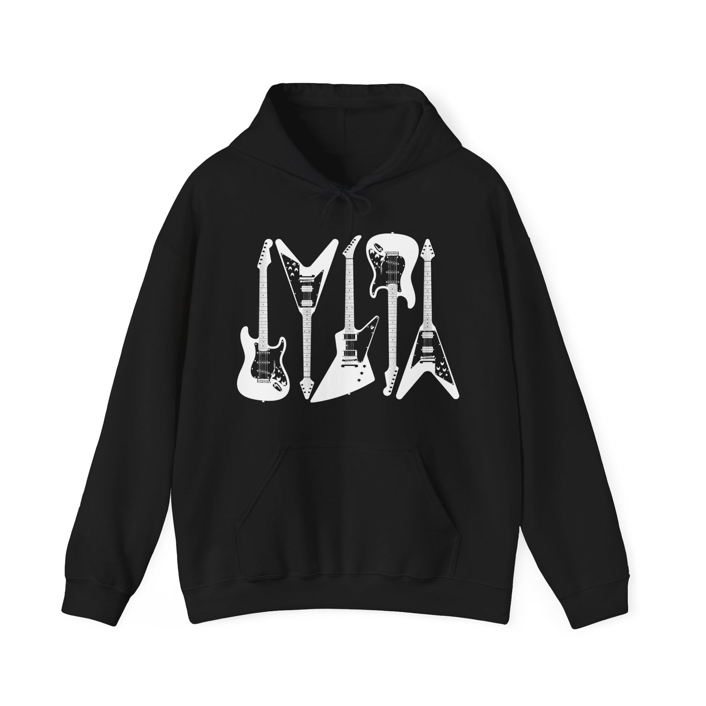 Five Guitars - Heavy Blend™ Hooded Sweatshirt