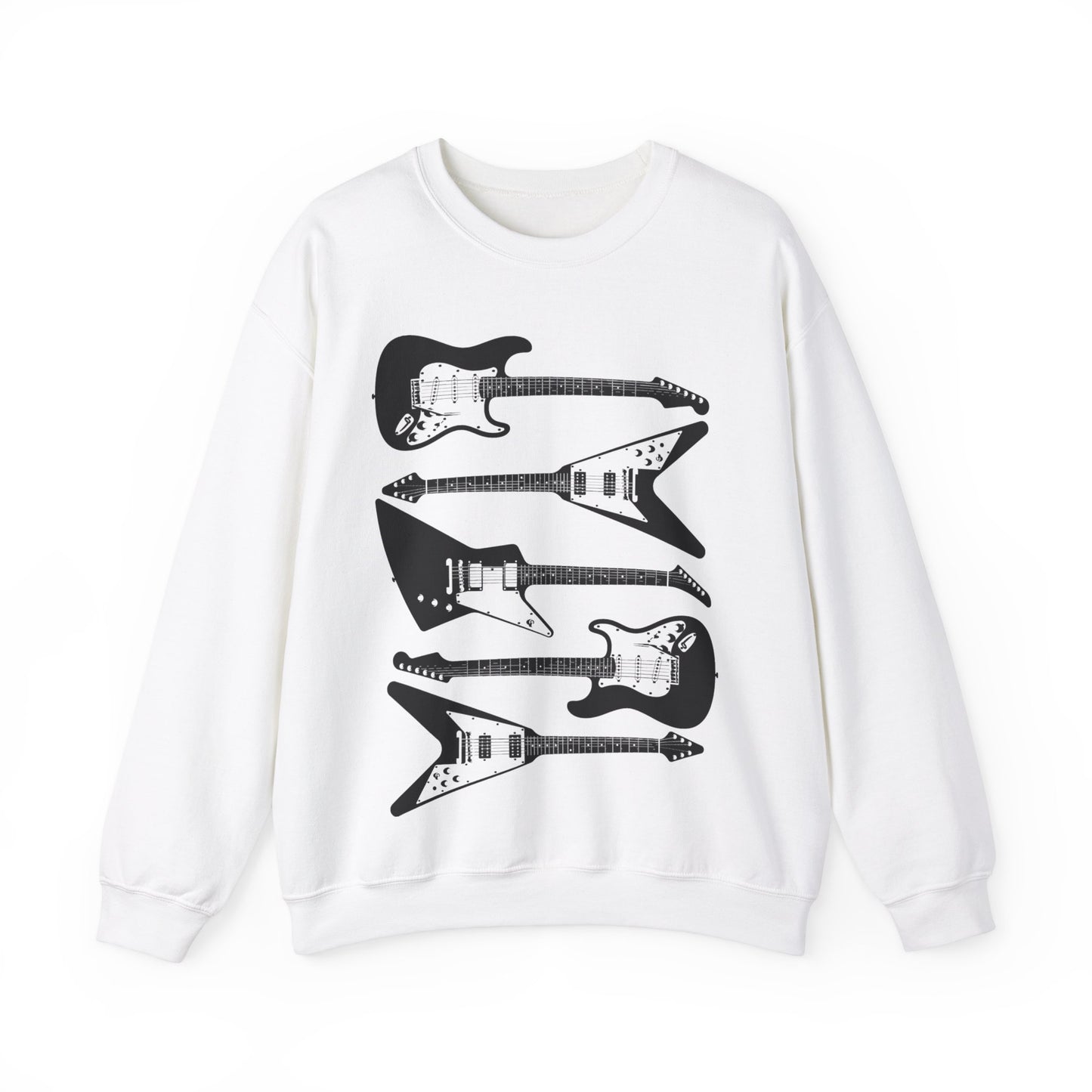 Five Guitars - Heavy Blend™ Crewneck Sweatshirt