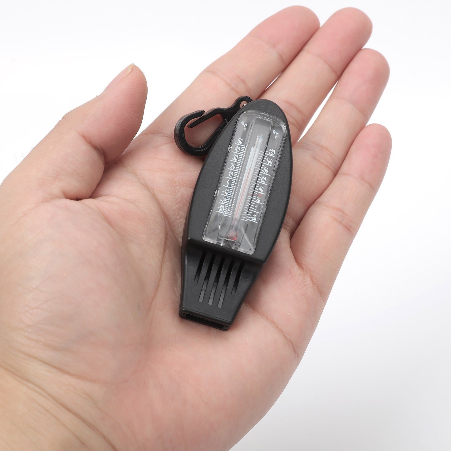 4-Function Plastic Whistle, Black