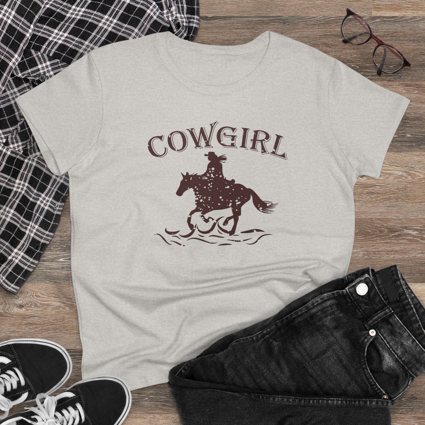 Cowgirl - Women's Midweight Cotton Tee