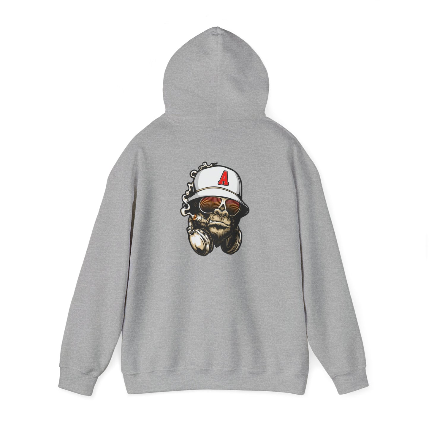 Gorilla Smoking (A) - Heavy Blend™ Hooded Sweatshirt