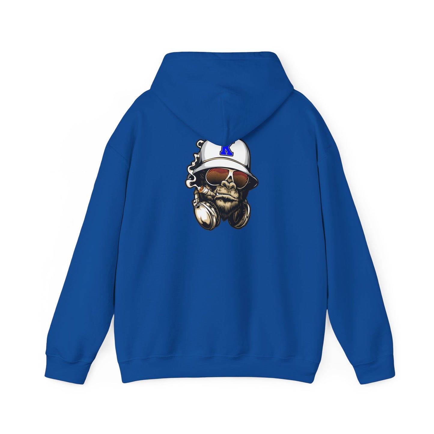 Gorilla Smoking (K) - Heavy Blend™ Hooded Sweatshirt