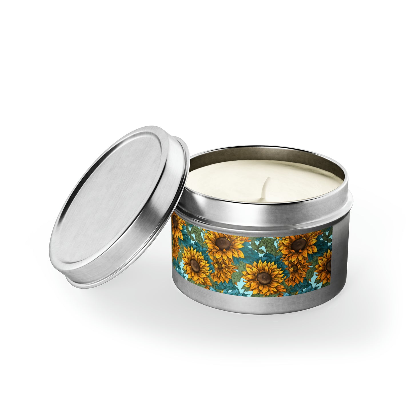 Sunflowers - Scented Tin Candles