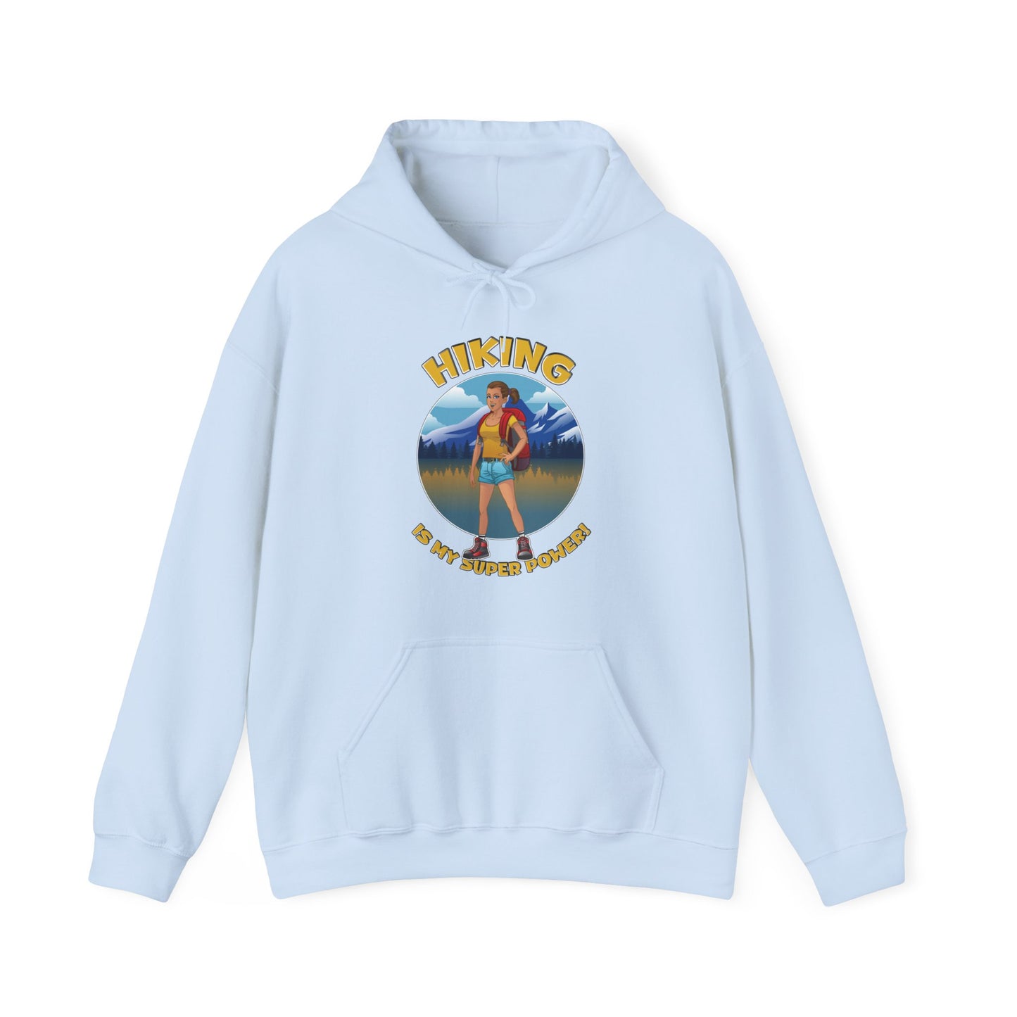 Hiking is my Super Power - Heavy Blend™ Hooded Sweatshirt