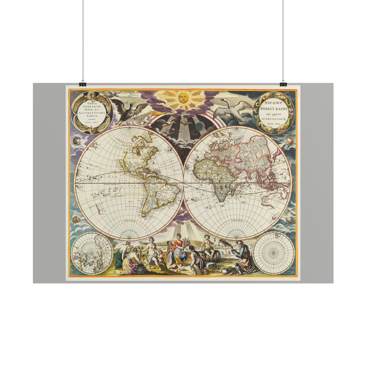 Vintage World Map 2 - Rolled Posters