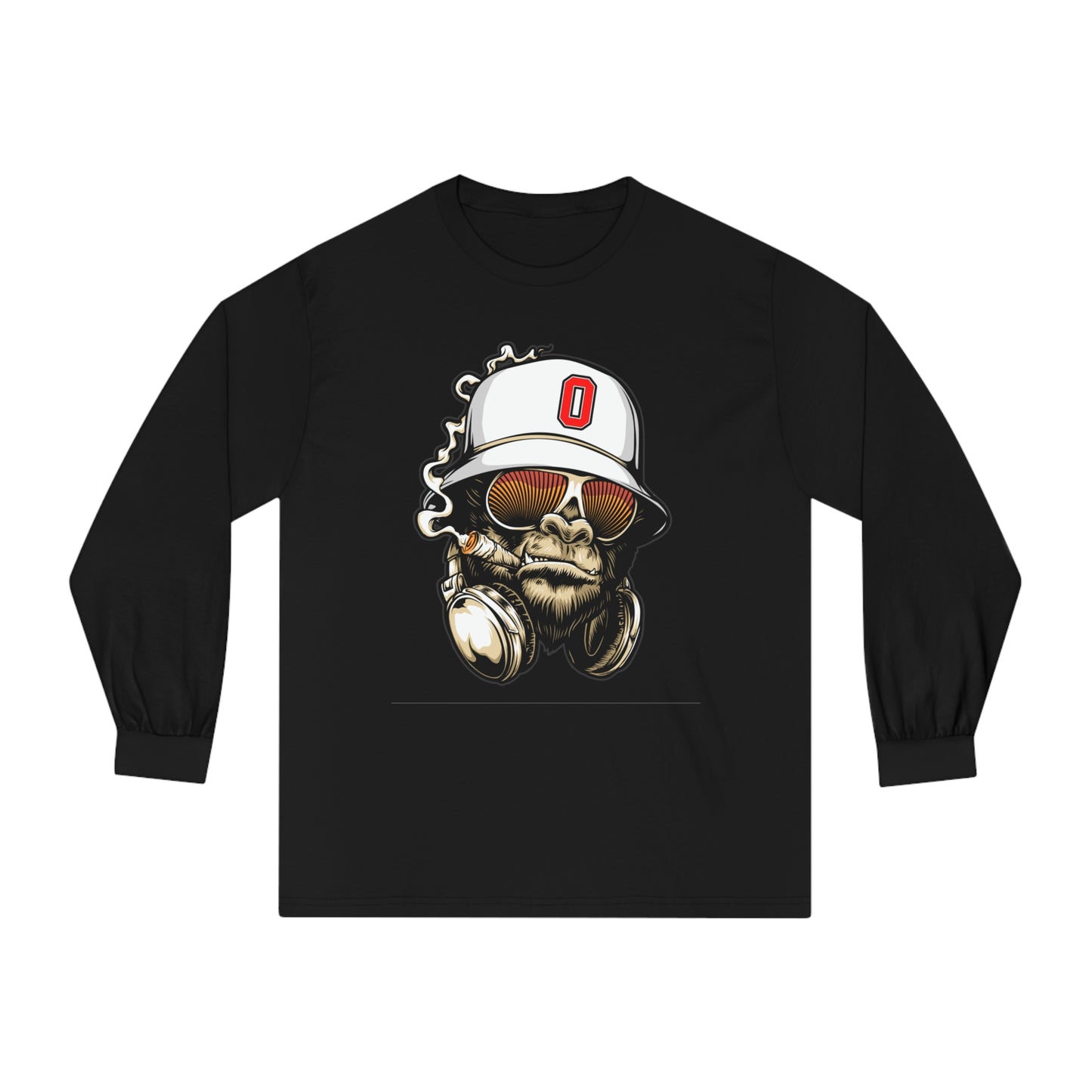 Gorilla Smoking (O) - Classic Long Sleeve T-Shirt