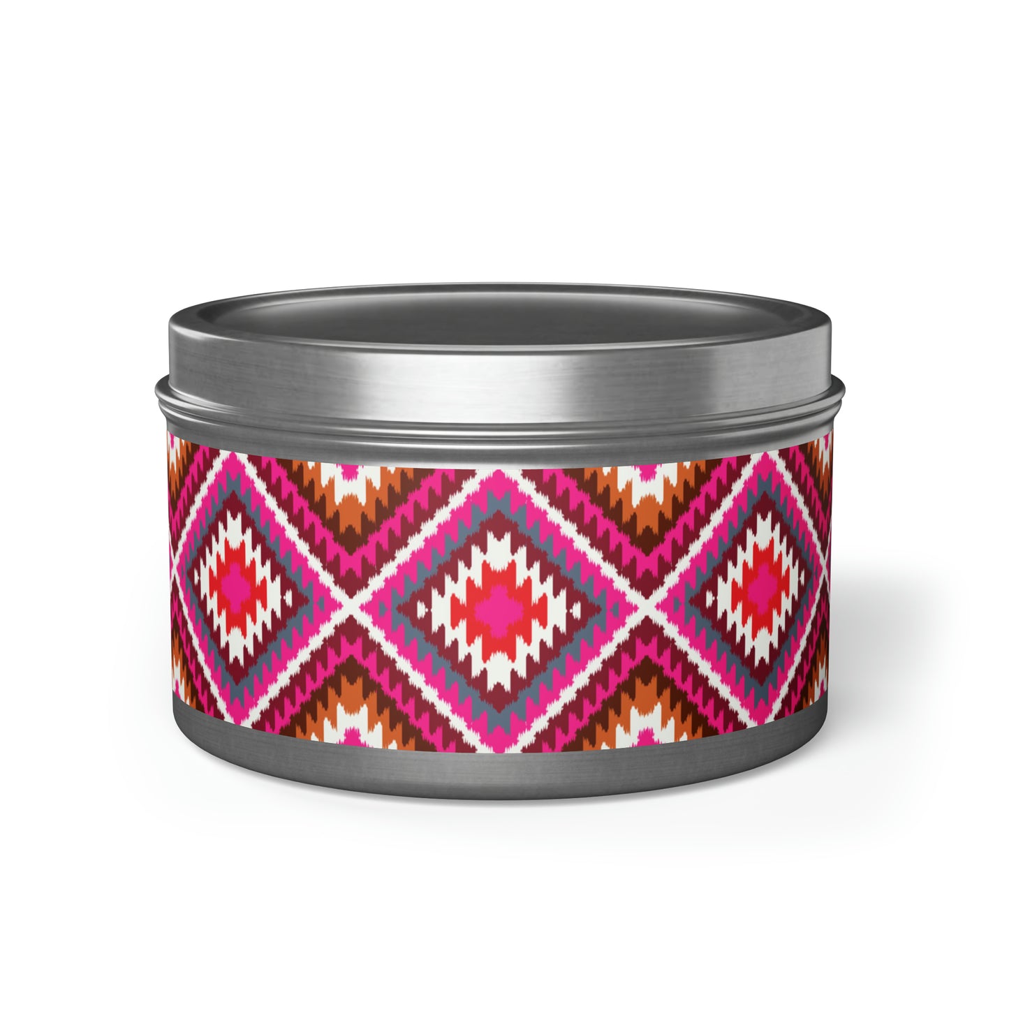 Navajo Pattern- Scented Tin Candles