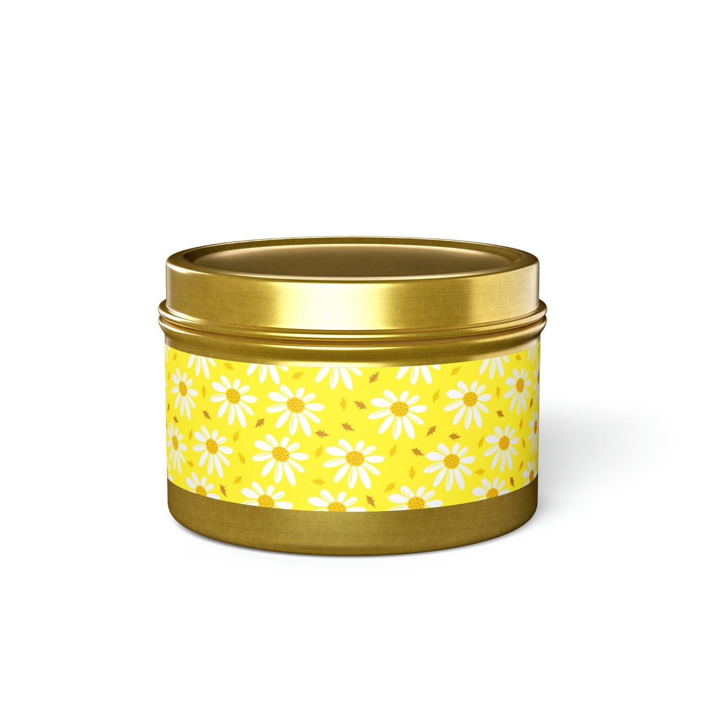 Daisies Yellow - Scented Tin Candles