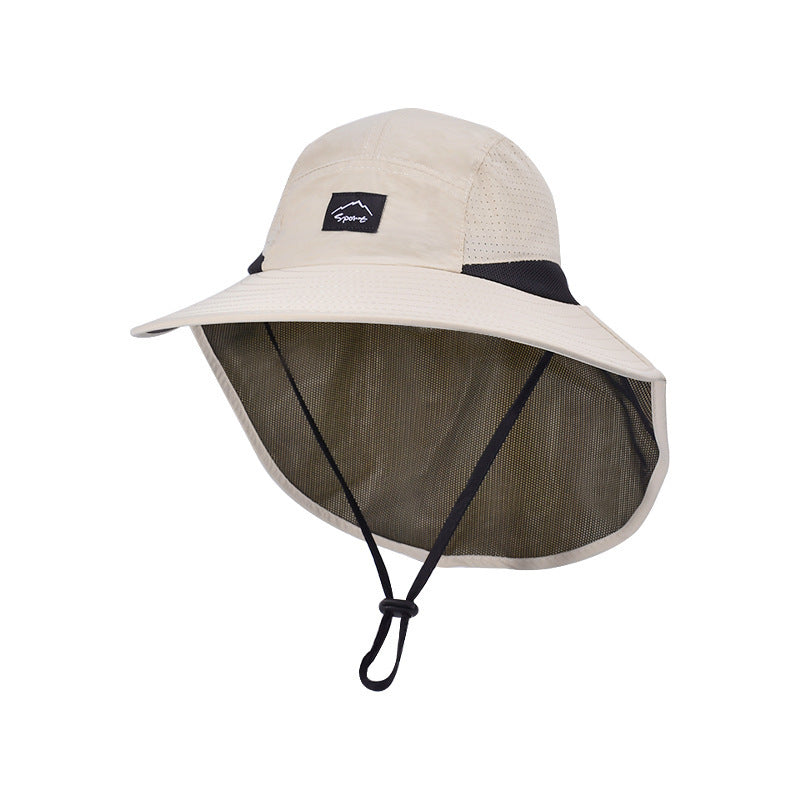 Wide Brim Shawl Bucket Hat