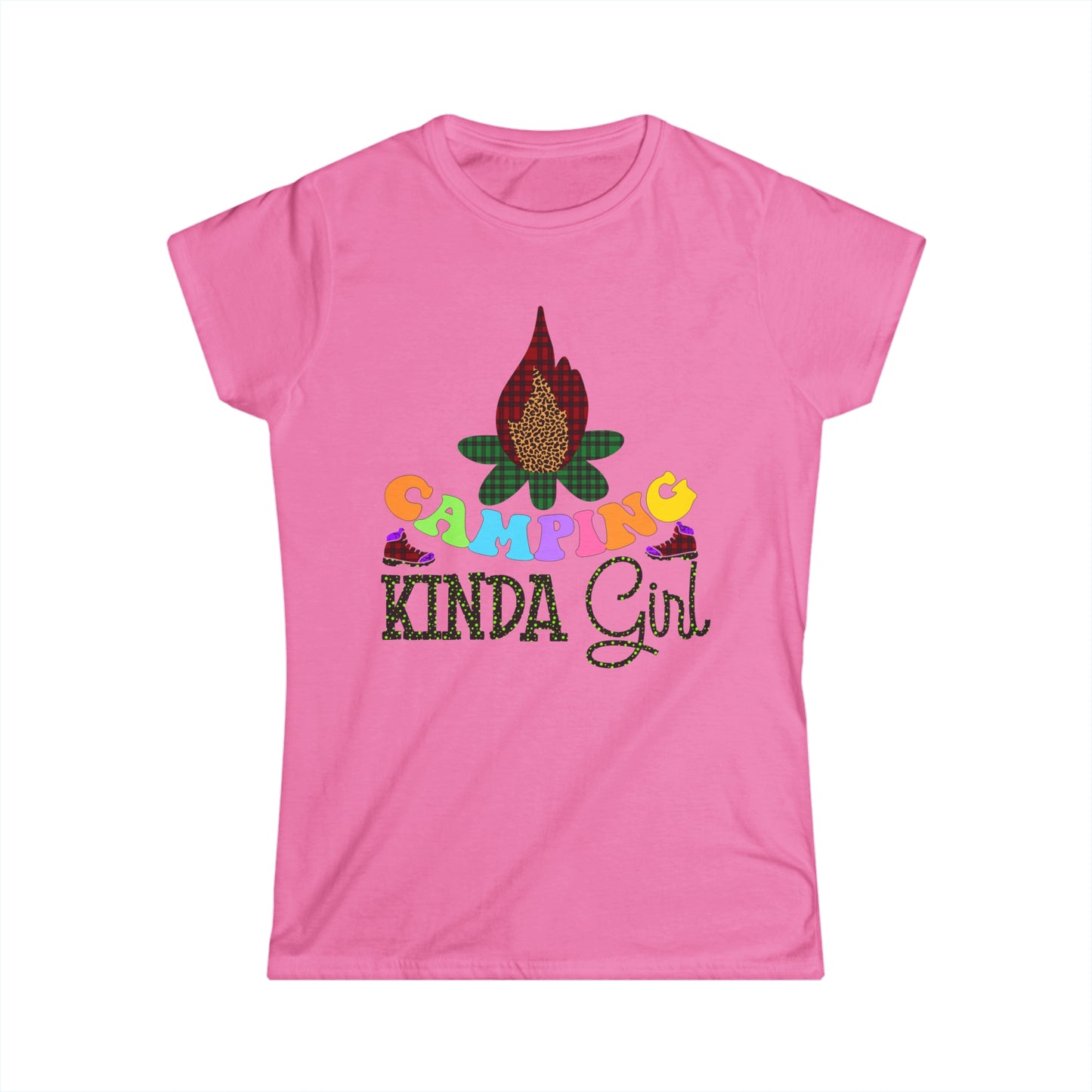 Camping Kinda Girl - Junior Fit Softstyle Tee