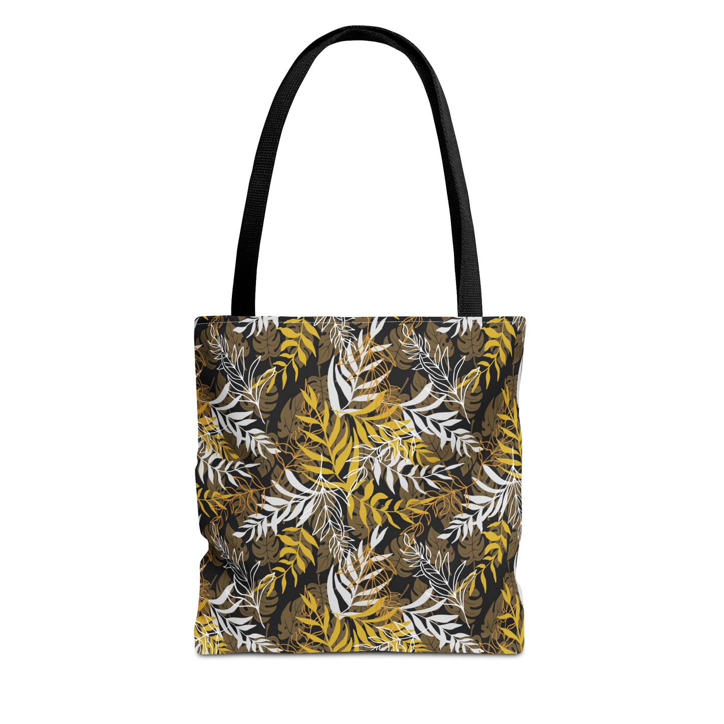 Black and Gold Leaves - Tote Bag