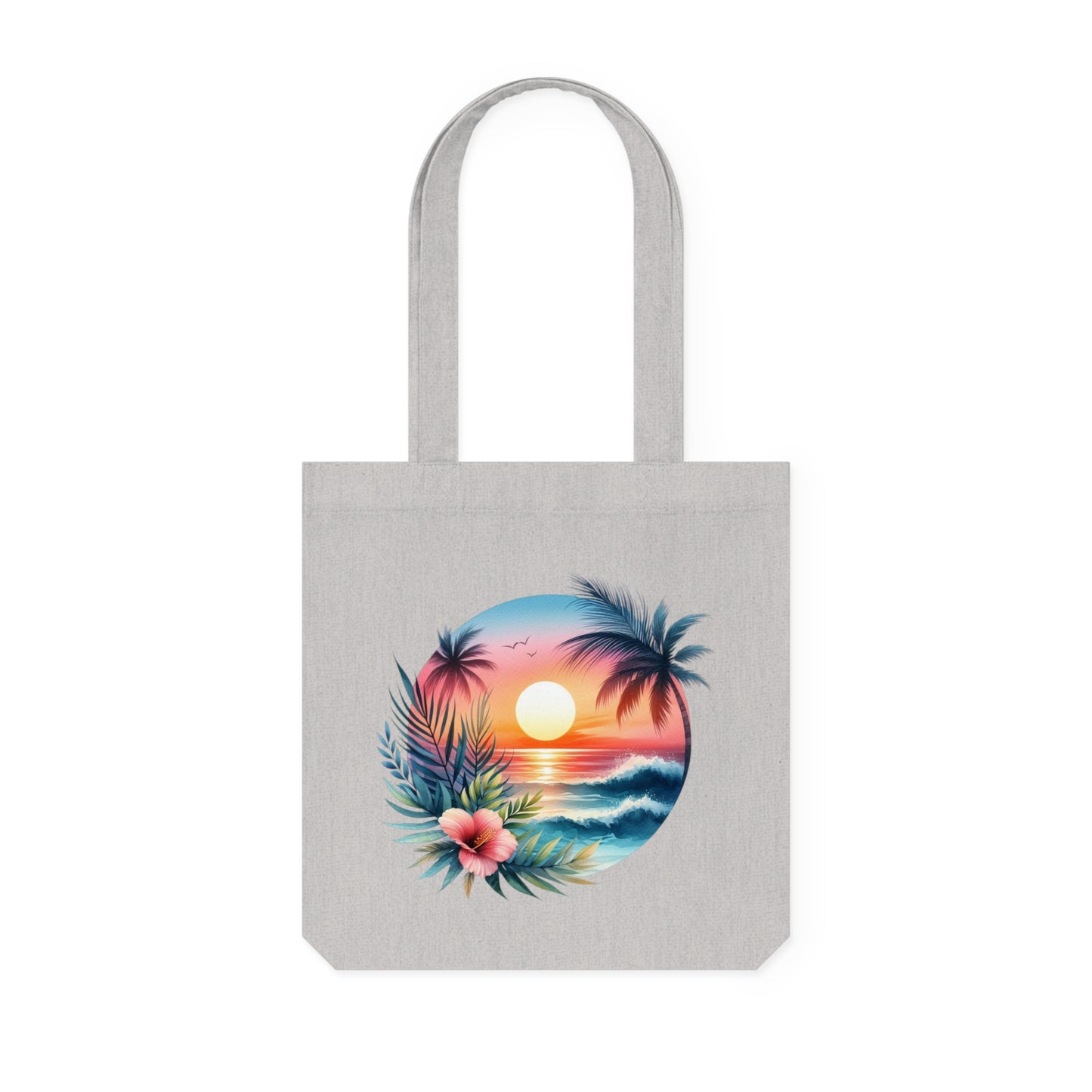 Tropical Sunset - Woven Tote Bag