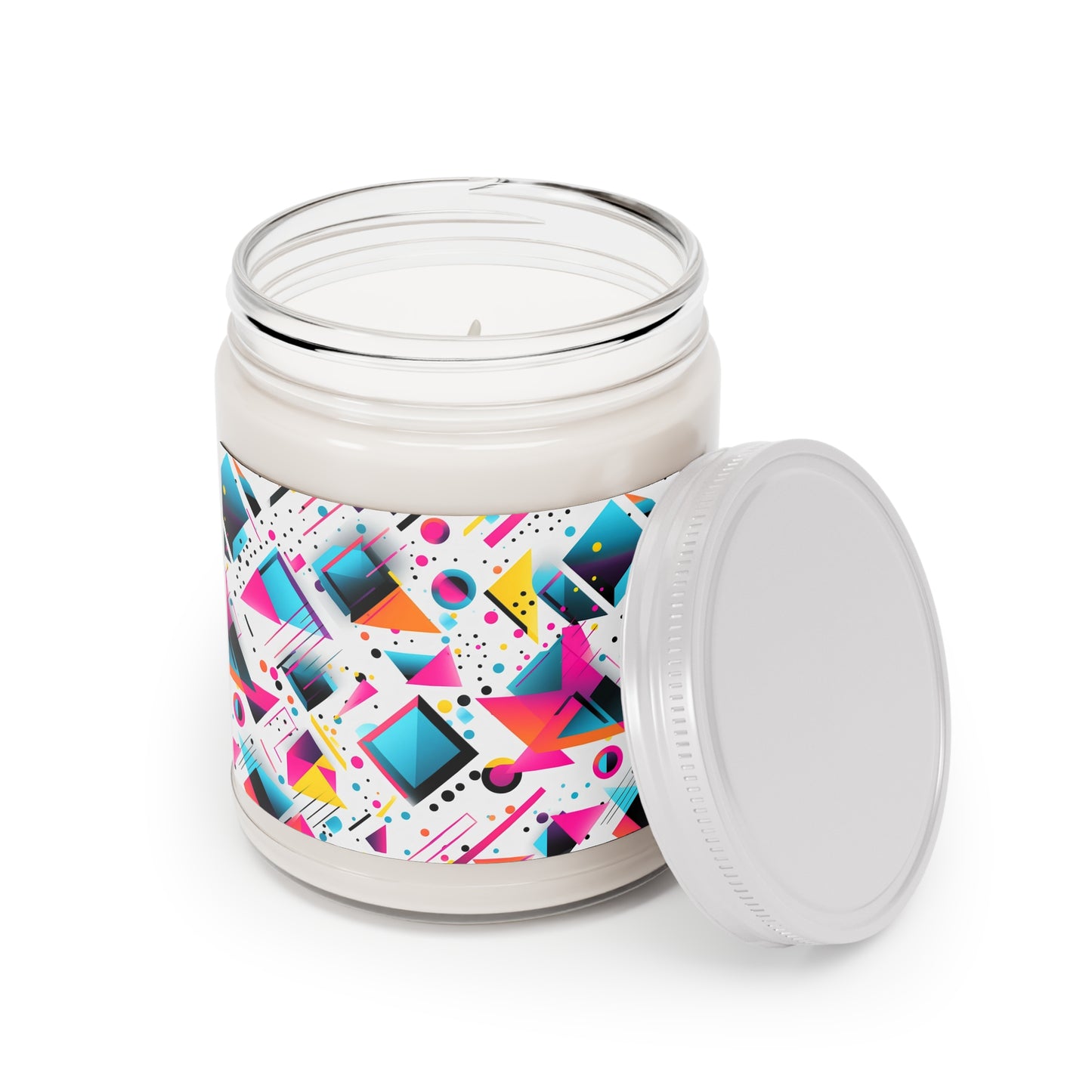 Colorful Geometric Shapes - Scented Candles, 9oz