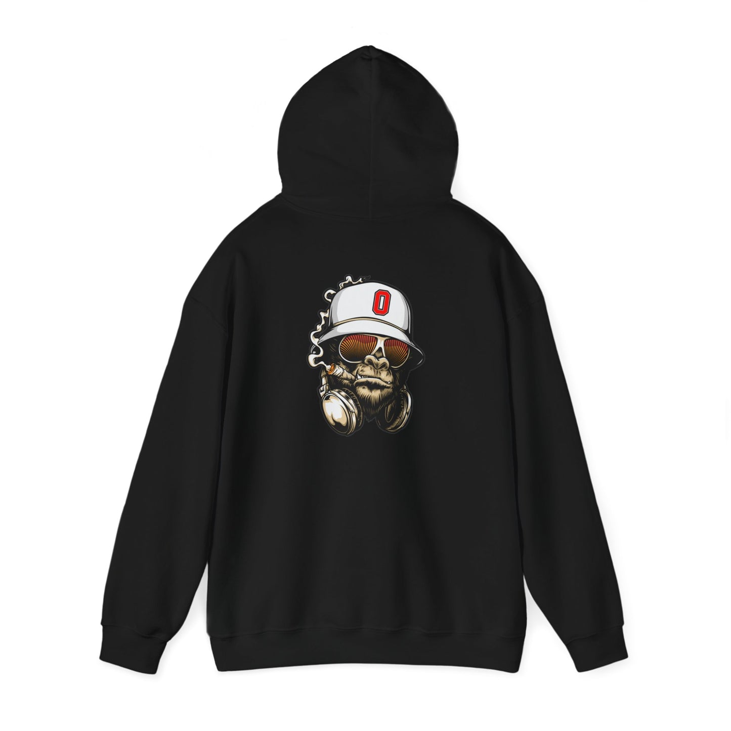 Gorilla Smoking (O) - Heavy Blend™ Hooded Sweatshirt