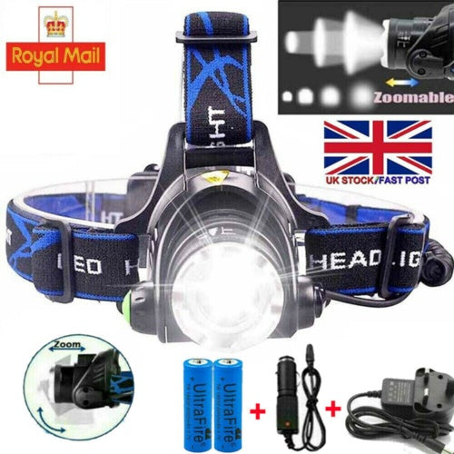 T6 USB Rechargeable Zoom Headlamp