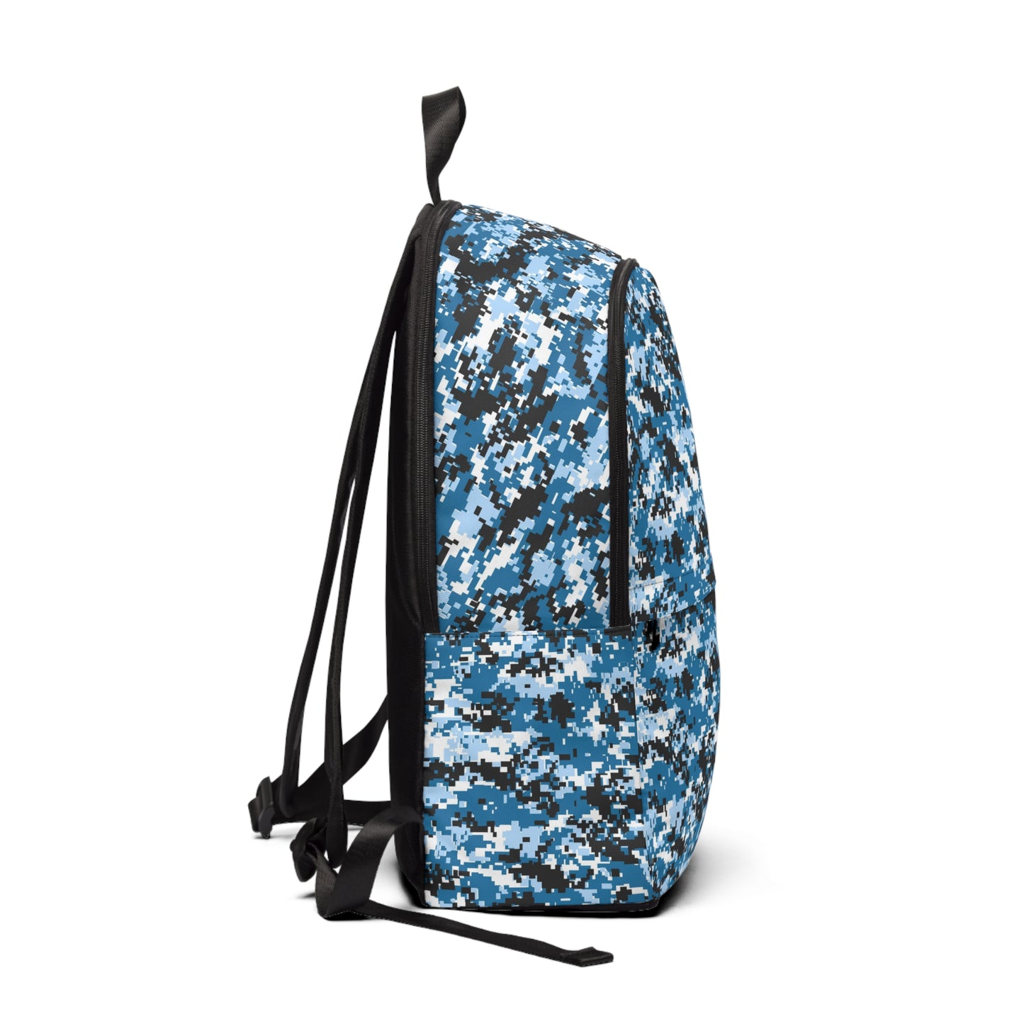 Blue and White Camo - Fabric Backpack