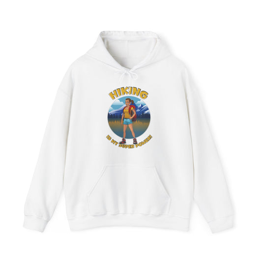 Hiking is my Super Power - Heavy Blend™ Hooded Sweatshirt