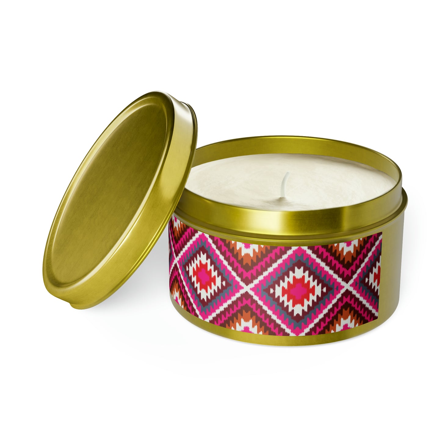 Navajo Pattern- Scented Tin Candles