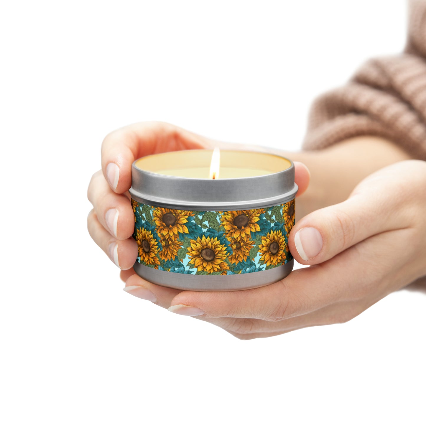 Sunflowers - Scented Tin Candles