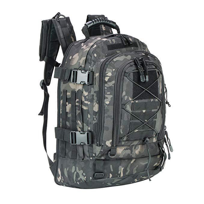 Military-Style Multifunctional Large Capacity Backpack