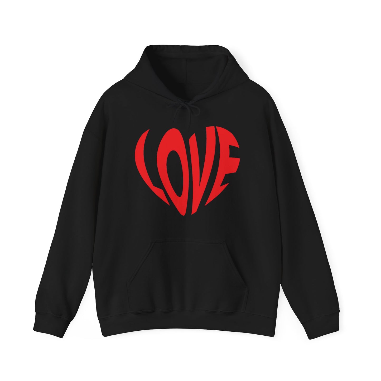 Love Heart - Heavy Blend™ Hooded Sweatshirt