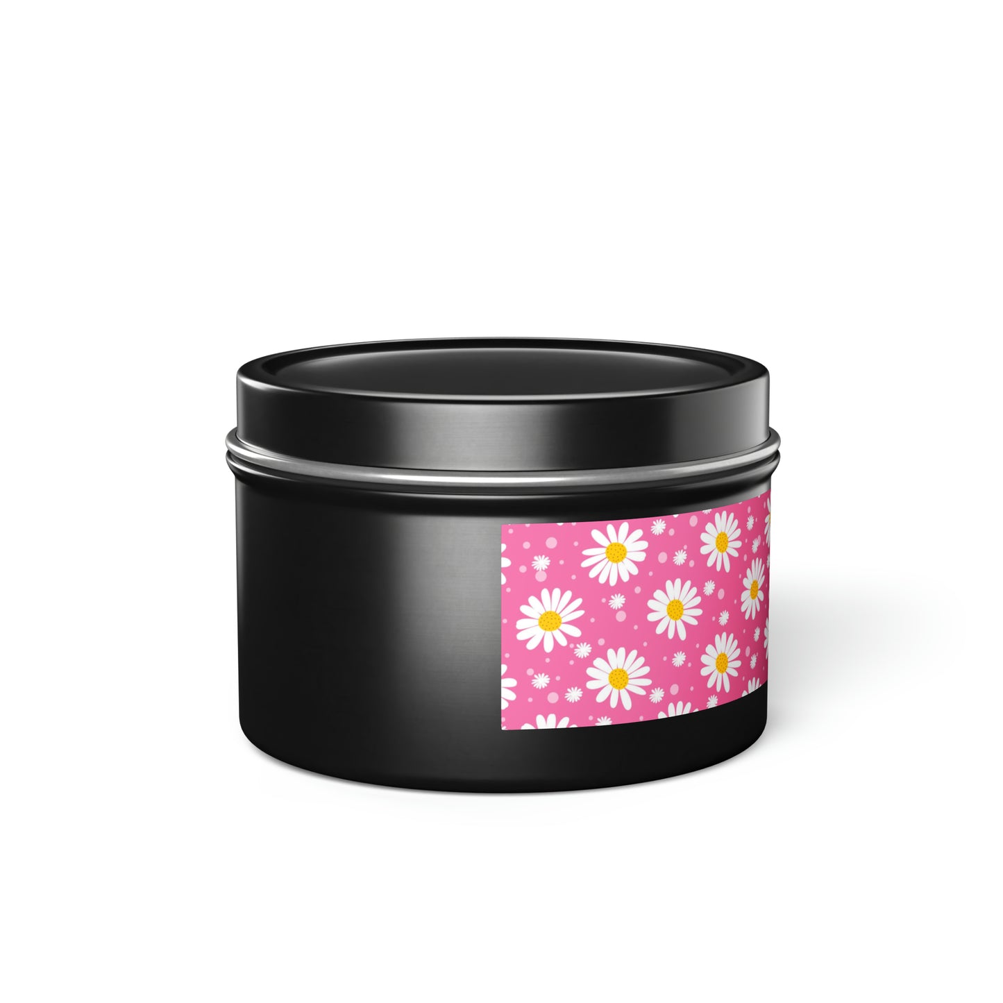 Daisies Pink - Scented Tin Candles