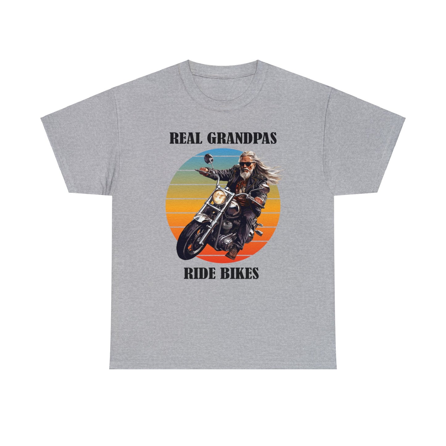 Grandpa Biker - Heavy Cotton Tee