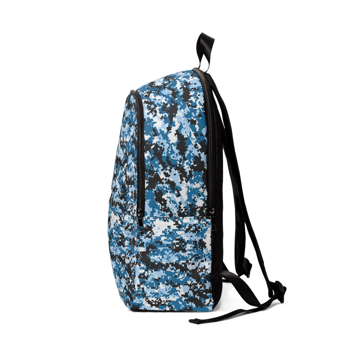 Blue and White Camo - Fabric Backpack